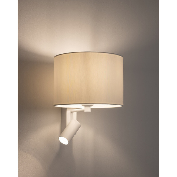 Бра, настінний світильник Nowodvorski 11520 Lusso E27+GU10 (R35) 10W+10W IP20 білий - фото №1