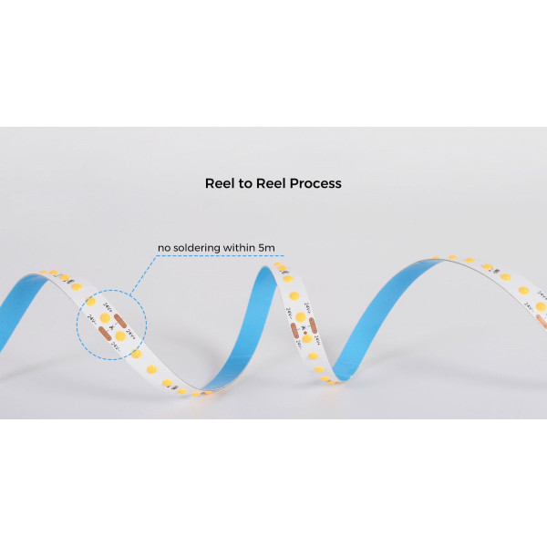 LED стрічка COLORS Chip-24V-IP20 8.8W 1040Lm 4000K 5м (FD128-24v-8mm-NW) - фото №6
