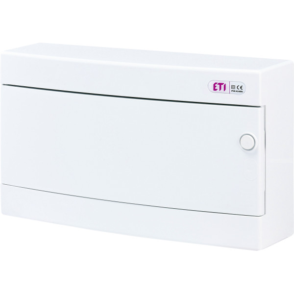 Зовнішній модульний щит ETI 001101007 ECT 18PO 18 М з білими дверцятами - фото №1