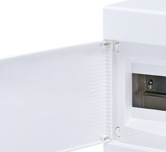 Зовнішній модульний щит ETI 001101007 ECT 18PO 18 М з білими дверцятами - фото №2