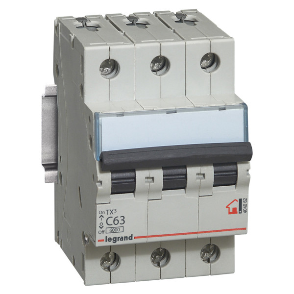 Автомат электропитания C 50A 3П 6kA, Legrand