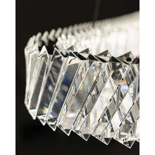 Подвесной светильник, люстра Nowodvorski 11707 Luxora Oval LED 1x40W 3000K 3600Lm IP20 хром - фото №4