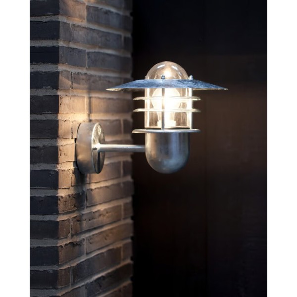 Вуличний світильник Nordlux 74481031 Agger E27 1x60W IP54 сріблястий - фото №1