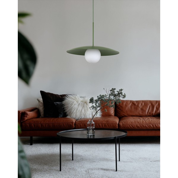 Підвісний світильник, люстра TK Lighting 10909 Slate E27 1x15W IP20 зелений - фото №3