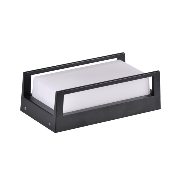 Вуличний світильник Goldlux 320032 Kobe E27 1x12W IP54 BK - фото №1