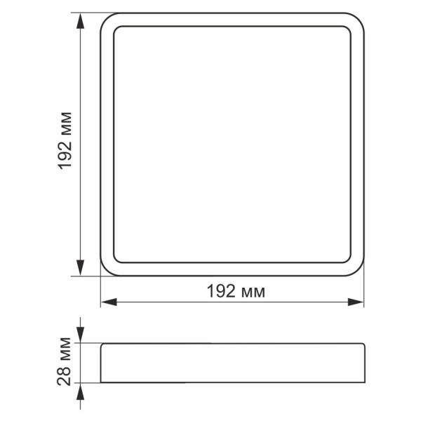Світильник Videx 18Вт 5000K (VL-DLSS-185) - фото №2