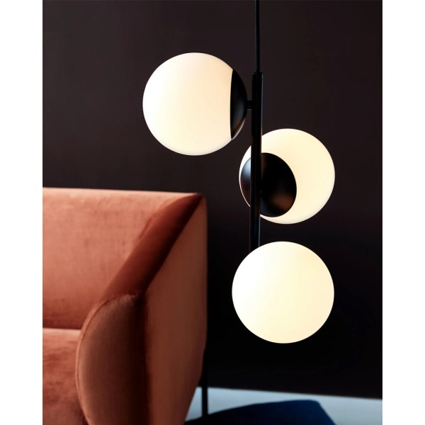 Подвесной светильник, люстра Nordlux 48603003 Lilly E14 3x40W IP20 черный - фото №1