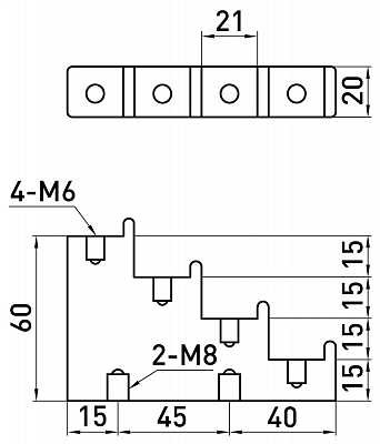 Ступенчатый изолятор E.Next e.step.ct4-20 300A (s054101) - фото №5