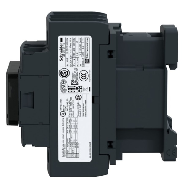 Контактор Schneider Electric LC1D32P7 TeSys Deca 3Р, 32A, НО+НЗ 230B - фото №1