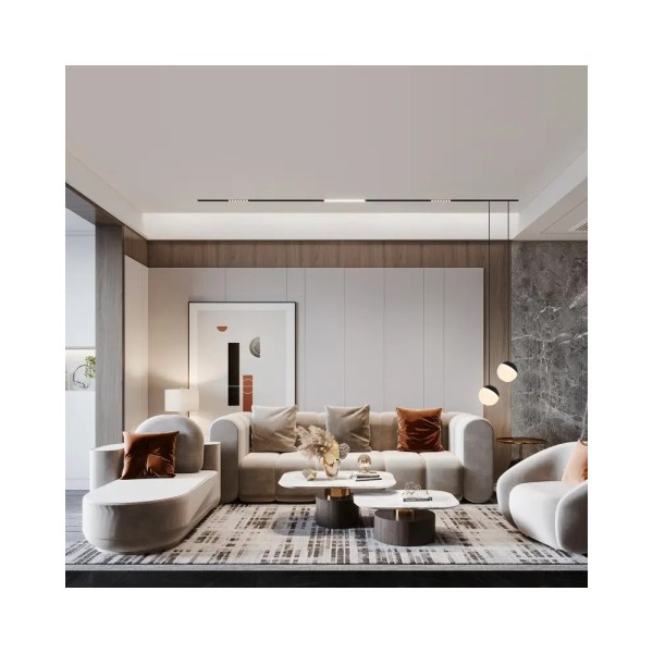 Магнитный светильник линейный Alumled ALMG-M05 12W 3000K (DALI) BK 30° Osram3030 960LM BK - фото №2