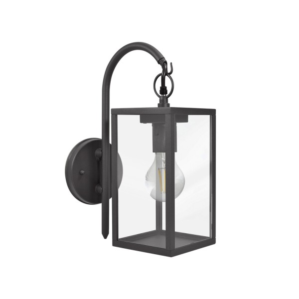 Вуличний світильник Goldlux 309174 Malmo E27 1x15W IP44 чорний - фото №1