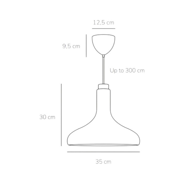 Підвісний світильник, люстра Nordlux 2620153003 Fuji E27 1x15W IP20 чорний - фото №4