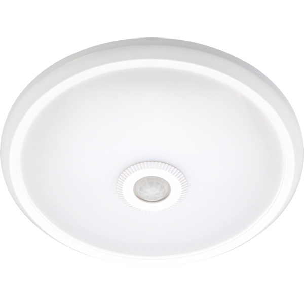 Потолочный светильник E.Next e.sensor.LED.77.12.4000 (белый) с датчиком движения 12Вт 4000К 360° IP20 белый (s061022)
