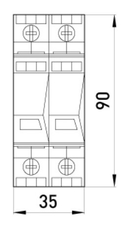 Устройство защиты от импульсных перенапряжений E.next 82.017 e.POII.1 - фото №1