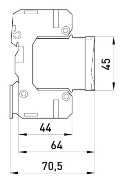 Устройство защиты от импульсных перенапряжений E.next 82.017 e.POII.1 - фото №2