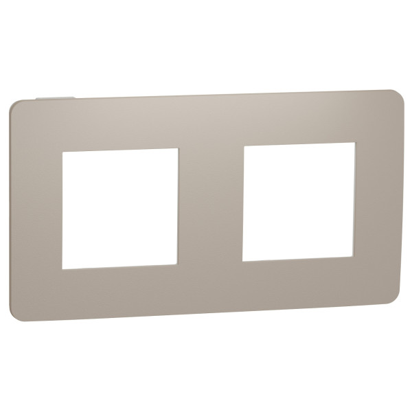 Двопостова рамка Schneider Electric NU280426 (пісочний/білий)