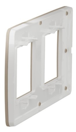 Двопостова рамка Schneider Electric NU280426 (пісочний/білий) - фото №2