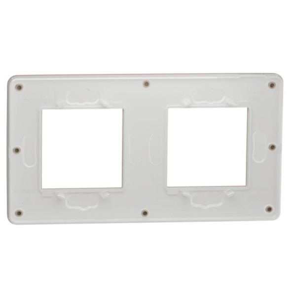 Двопостова рамка Schneider Electric NU280426 (пісочний/білий) - фото №3