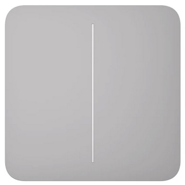 Клавиша умного выключателя 2кл Ajax 46015.144.FG SoloButton для LightSwitch дымная (29814)