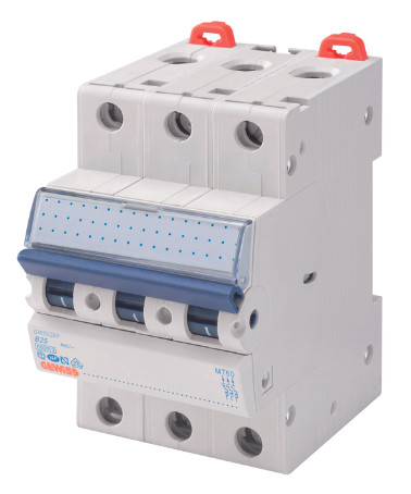 Автоматический выключатель GEWISS 3P B 25А 6кА (GW92269)