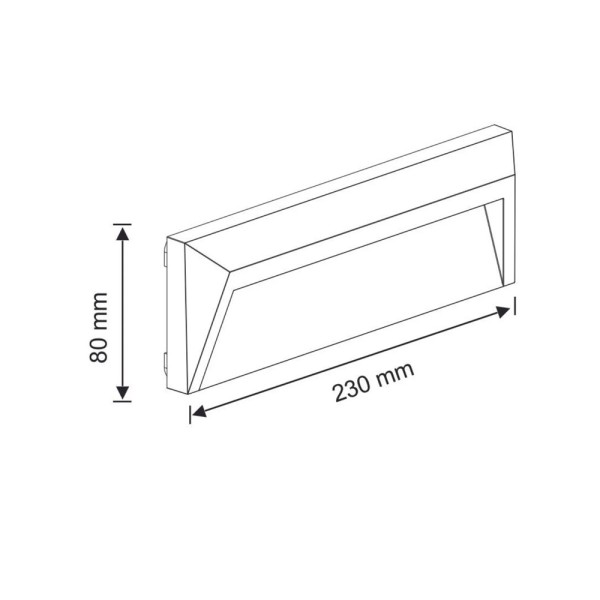 Вуличний світильник Goldlux 309259 Holden Led 1x1.6W 4000K 56Lm IP65 GR - фото №3
