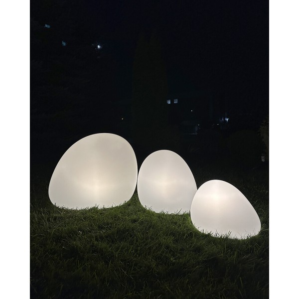 Вуличний світильник Nowodvorski 10579 Stone S E27 1x25W IP44 білий - фото №1