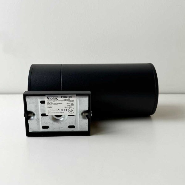 Светильник фасадный Violux TWIX-1D 40Вт Е27 IP44 черный ( 500460 ) - фото №5