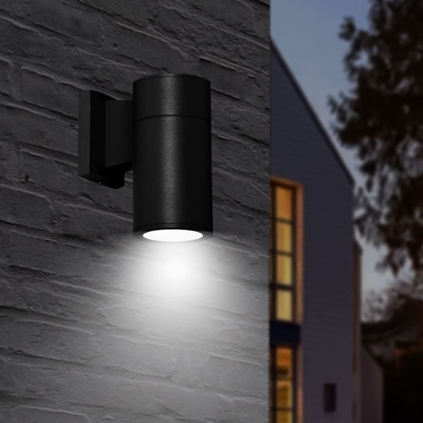 Светильник фасадный Violux TWIX-1D 40Вт Е27 IP44 черный ( 500460 ) - фото №7