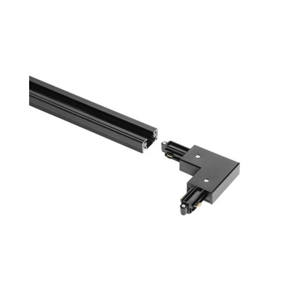 З'єднувач кутовий 1-фазний Ledvance 4099854395543 TrackLight L-CON IP20 чорний - фото №2