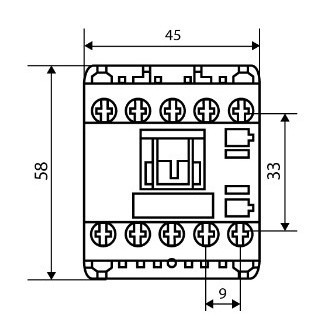 Мініконтактор Аско-Укрем ПМ 0-09-10 D7 42В LC1-K0910 (A0040010147) - фото №4