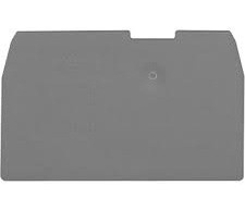 Торцевая/промежуточная пластина Wago 870-933 1мм (серая)