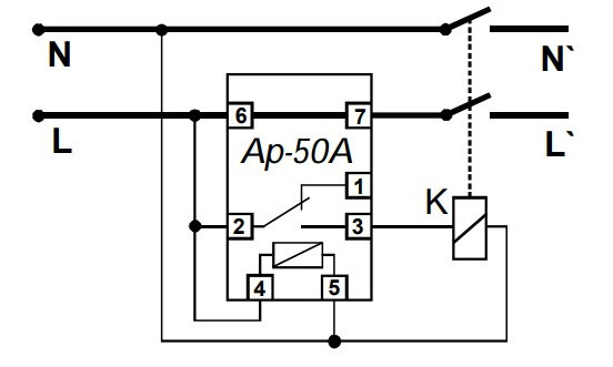Реле контролю струму АP-50А - фото №7