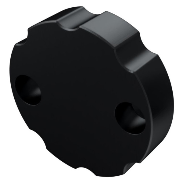 Заглушка Lumines для типа COSMO без отверстия чёрный - фото №1