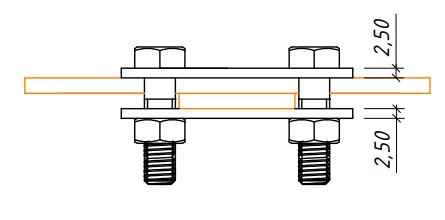 Хрестове та поздовжнє з'єднання Leo Lightman Cross StZn (202021) - фото №3