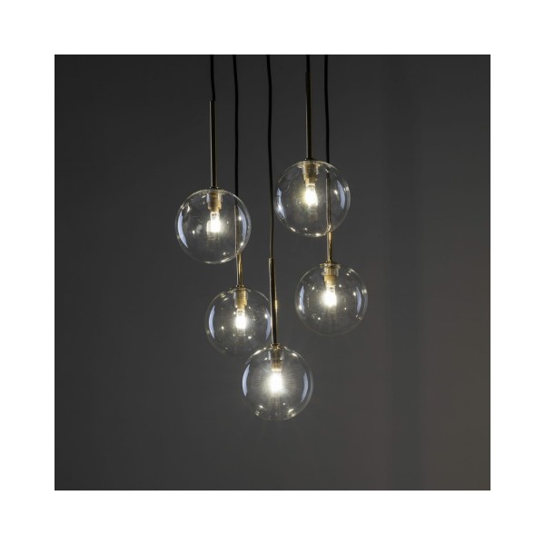 Підвісний світильник, люстра TK Lighting 5943 Nilos G9 5x6W IP20 Чорний - фото №1