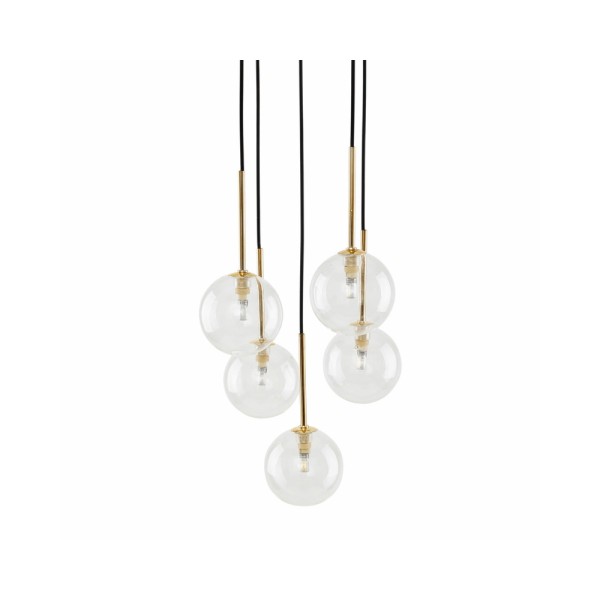 Підвісний світильник, люстра TK Lighting 5943 Nilos G9 5x6W IP20 Чорний - фото №2