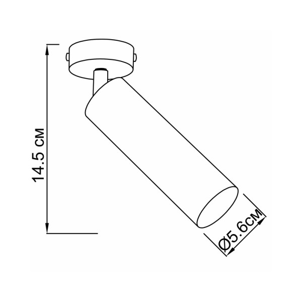 Светильник поворотный, спот Imperium Light 591245.05.05 Accent - фото №1