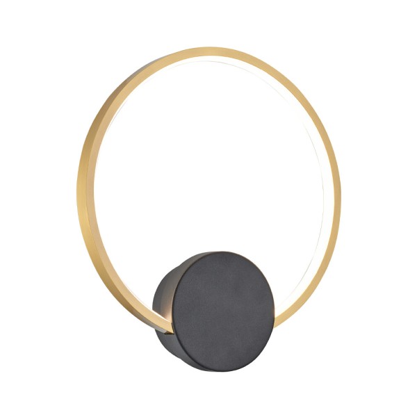 Настенный светильник Reality 241101-30 Condida Led 1x12W 3000/3500/4000K 960Lm IP20 Gold - фото №1