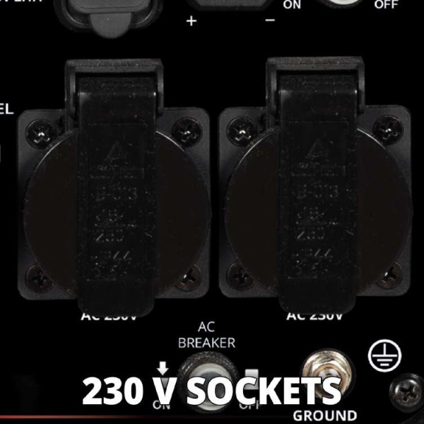 Інверторний бензиновий генератор Einhell 4-тактний 3,2кВт 3200Вт 8,3л (4152620) - фото №3