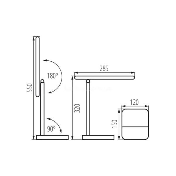 Настольная лампа Kanlux 33226 Emires LED 5.5W 3000K-6000K 250Lm IP20 Белая - фото №4