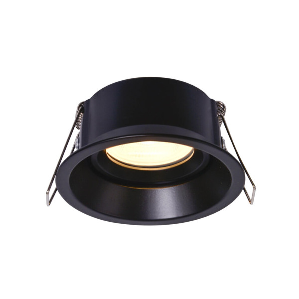 Точечный светильник врезной Oledim 7771297 TS21B ALU GU10 1x10W IP20 Черный
