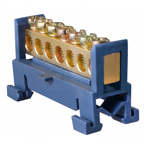 Нулевая шина Аско-Укрем BC-507 6x9 на 7 отверстий (A0150120032) - фото №1