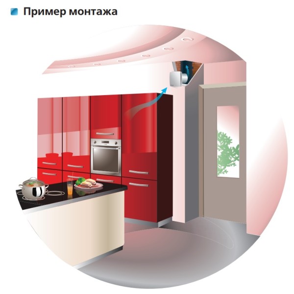 Осевой декоративный вентилятор Vents 100 ЛД алюминий матовый - фото №2