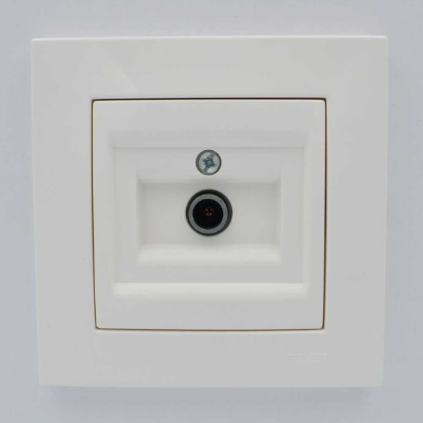 Розетка ELBI ZENA біла TV без рамки ( 609-010200-273 ) - фото №3