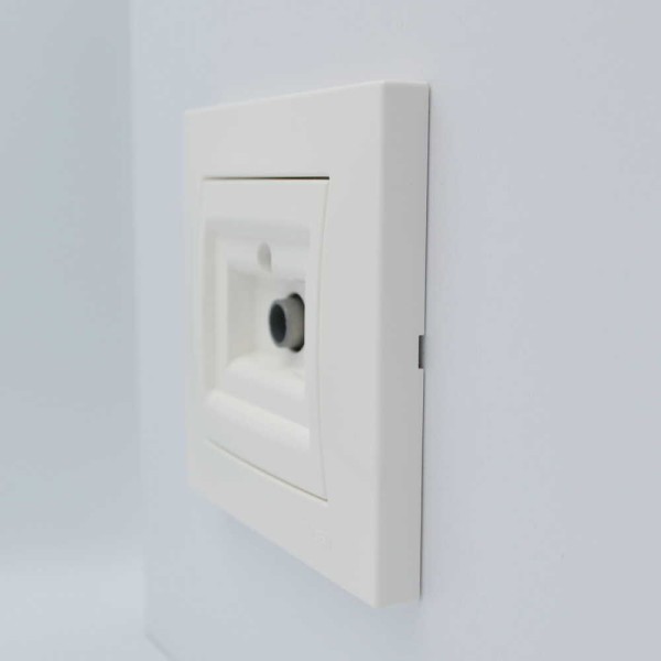 Розетка ELBI ZENA біла TV без рамки ( 609-010200-273 ) - фото №4