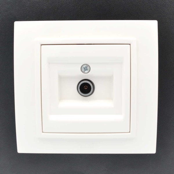 Розетка ELBI ZENA біла TV без рамки ( 609-010200-273 ) - фото №8