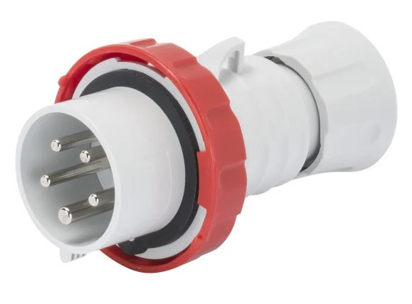 Переносная вилка GEWISS IP67 3P+N+E 16A 400В (GW60031H)