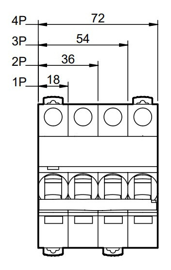 Автоматический выключатель Schneider Electric iC60N 3P 20A C - фото №3