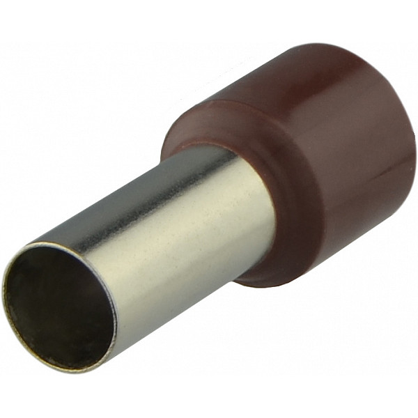 Наконечник Аско-Укрем НТ 25,0-16 изолированный коричневый 100шт (A0060010034)