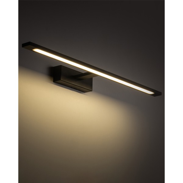 Светильник подсветка для зеркала TK Lighting 18002 Gallery LED 1x20W 4000K 2450Lm IP44 черный - фото №3